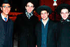 No Noivado de Chaia Liba Goldfeld e Yaakov Natanel Said (foto de Shlomo Goldfarb)