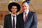 No Noivado de Yaakov Eskinazi e Malka Portnoi em Israel (fotos de Shlomo Goldfarb)