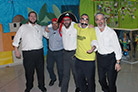 No Shuc Shushan de Purim na escola Maguen Avraham