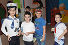 No Shuc Shushan de Purim na escola Maguen Avraham