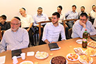 Na comemoração do final do estudo do livro Siftê Chayim, ministrado pelo Rabino Isaac Dichi