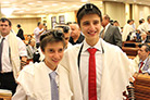No bar mitsvá de Gabriel Guindi
