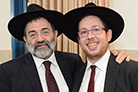 No noivado de Chaim Yehuda Waitzberg com Yocheved Landasman em Israel, fotos de Shlomo Goldfarb