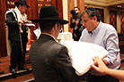 No berit milá do filho do filho do R. Avraham Nowosiolski