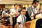 No bar mitsvá de Yossi Korich