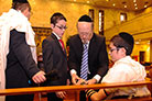 No bar mitsvá de Avraham Hamoui