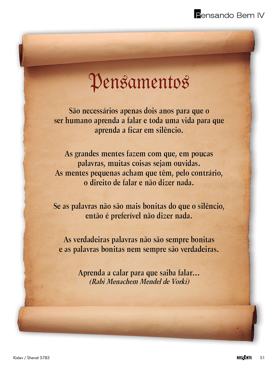 Pensando Bem IV